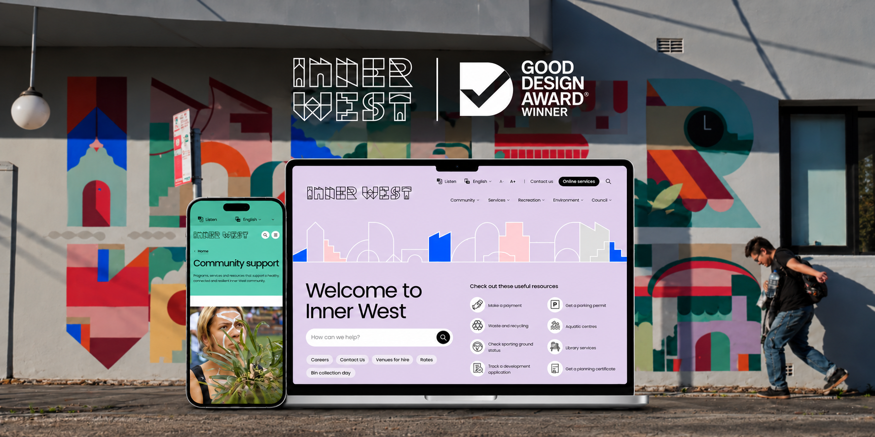 Inner West Council website wins a 2026 Australian Good Design Award