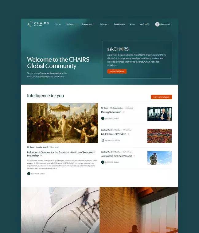 A new way into CHAIRS Global’s knowledge